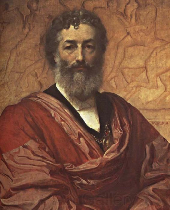 Lord Frederic Leighton Self-Portrait Norge oil painting art